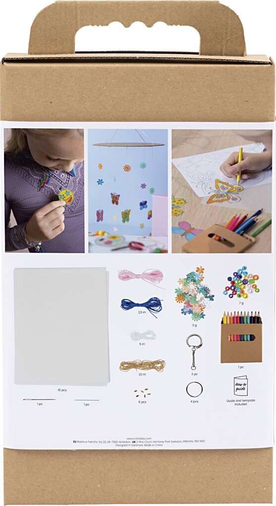 Diy Kit Krympeplast - Uro - Halskæde - Armbånd - Nøgleringe -