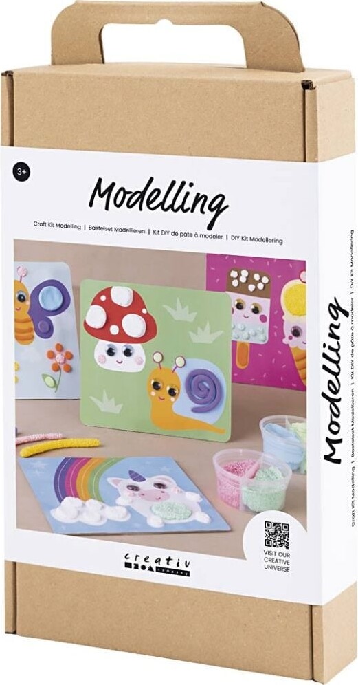 Modellervoks Diy Sæt - Dekorationsplade