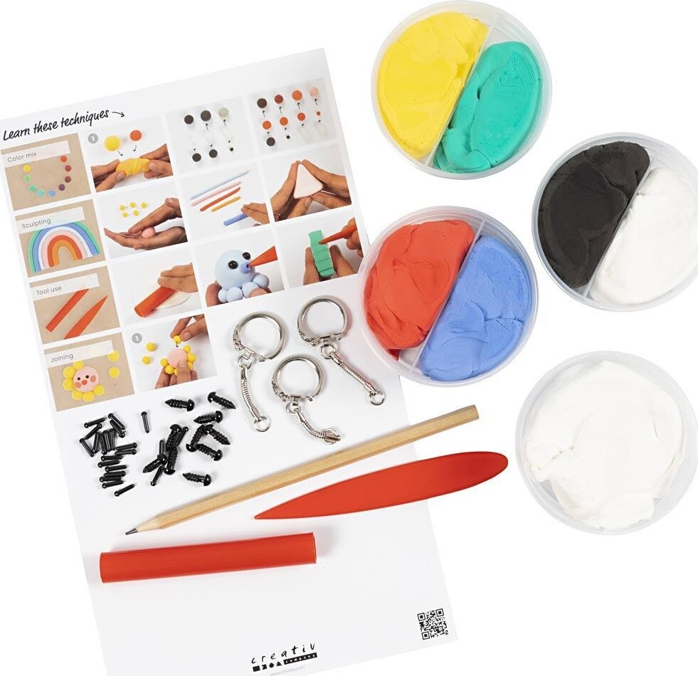 Modellervoks Diy Sæt - Fantasifigurer