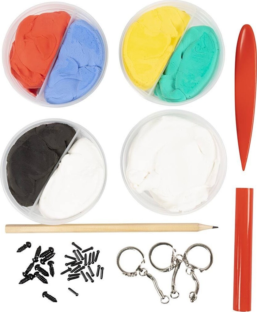 Modellervoks Diy Sæt - Fantasifigurer