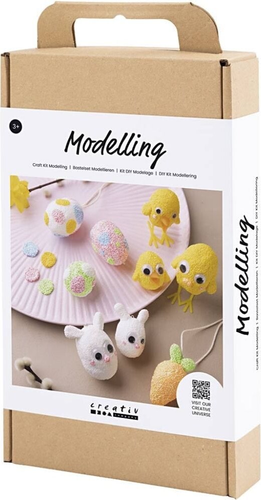 Modellervoks Diy Sæt - Påskefigurer