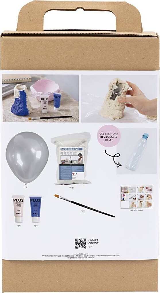 Diy Kit Modellering - Vase Og Skål