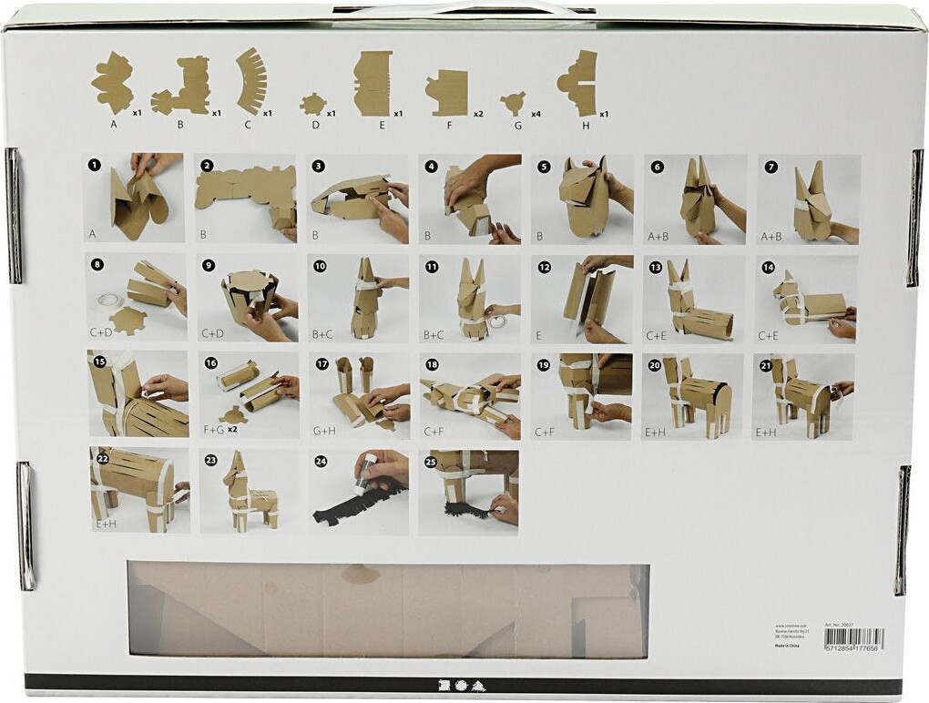 Diy Pinata - Æsel - 55 Cm