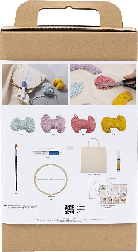 Diy Kit Punch Needle - Mulepose - Pastelfarver
