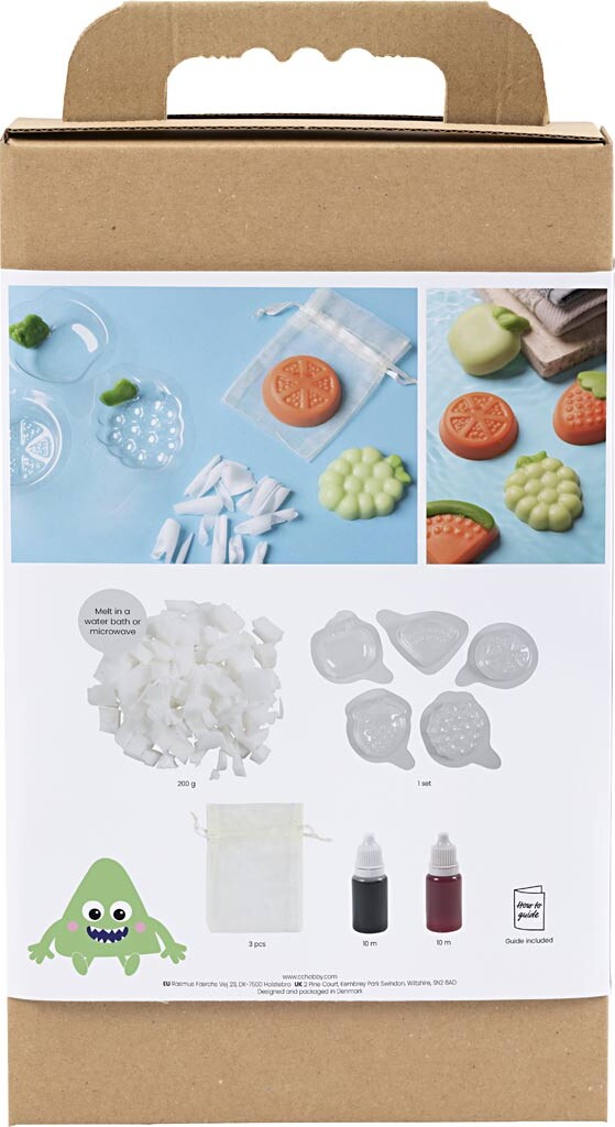 Diy Kit Sæbefremstilling - Frugt - Grøn - Orange