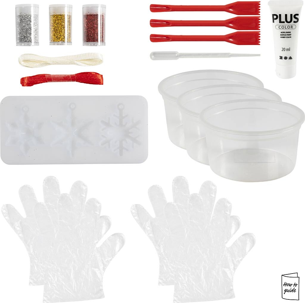 Diy Kit Støbning - Snefnug
