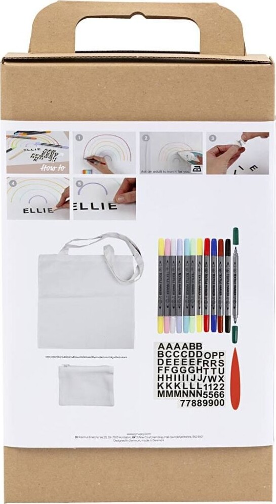 Tekstil Tryk Og Tusser Diy Kit