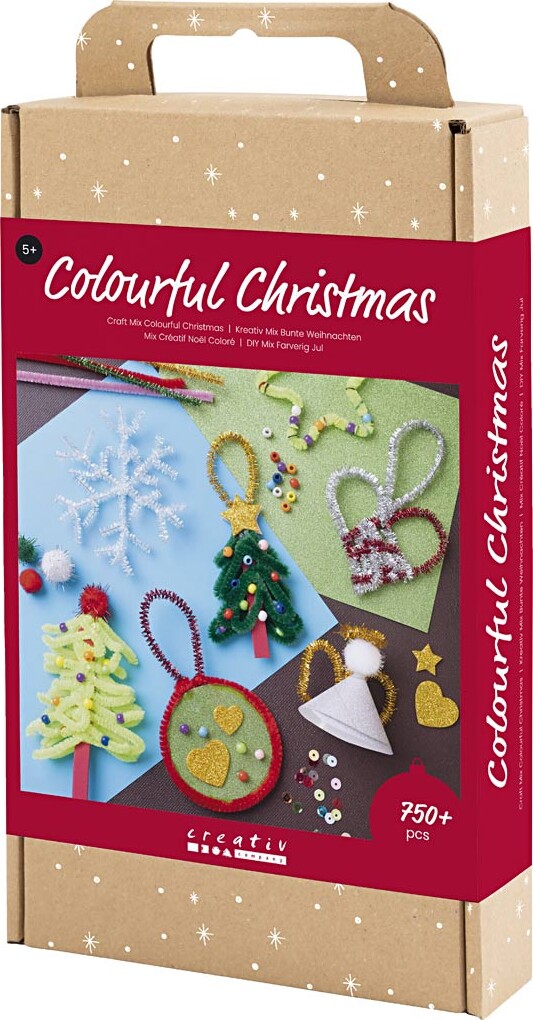 Diy Mix Farverig Jul - Julefigurer - Assorterede Farver - 1Pk