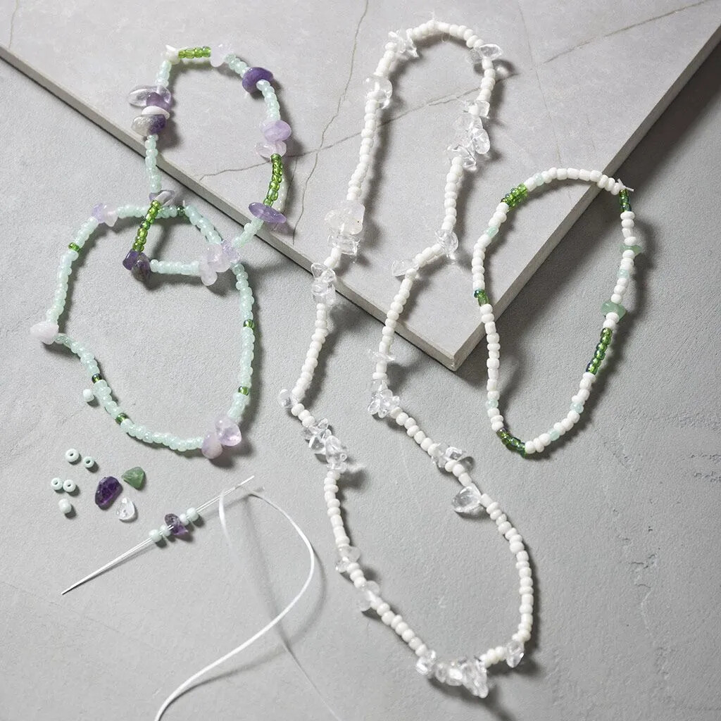 Diy Mix Smykker - Krystaller - Str 2 6-10 Mm - Hulstr 0 8-1 2 Mm