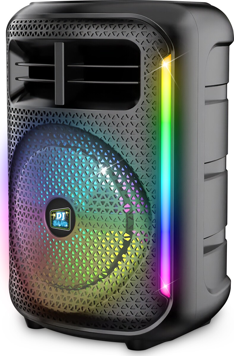Dj Band - Karaoke Speaker - Højtaler Med Mikrofon Og Lys