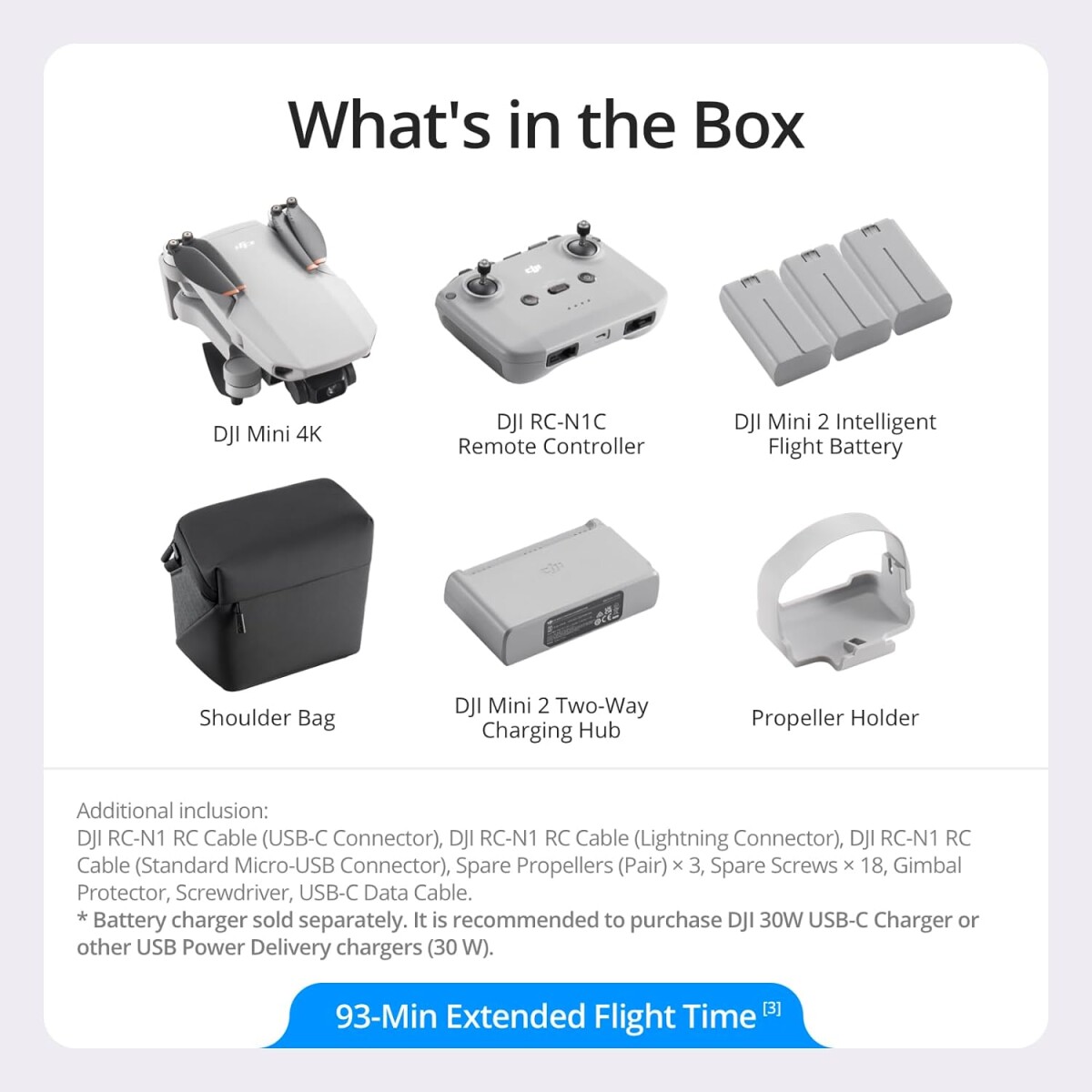 Dji - Mini 4K Fly More Combo Eu - Drone