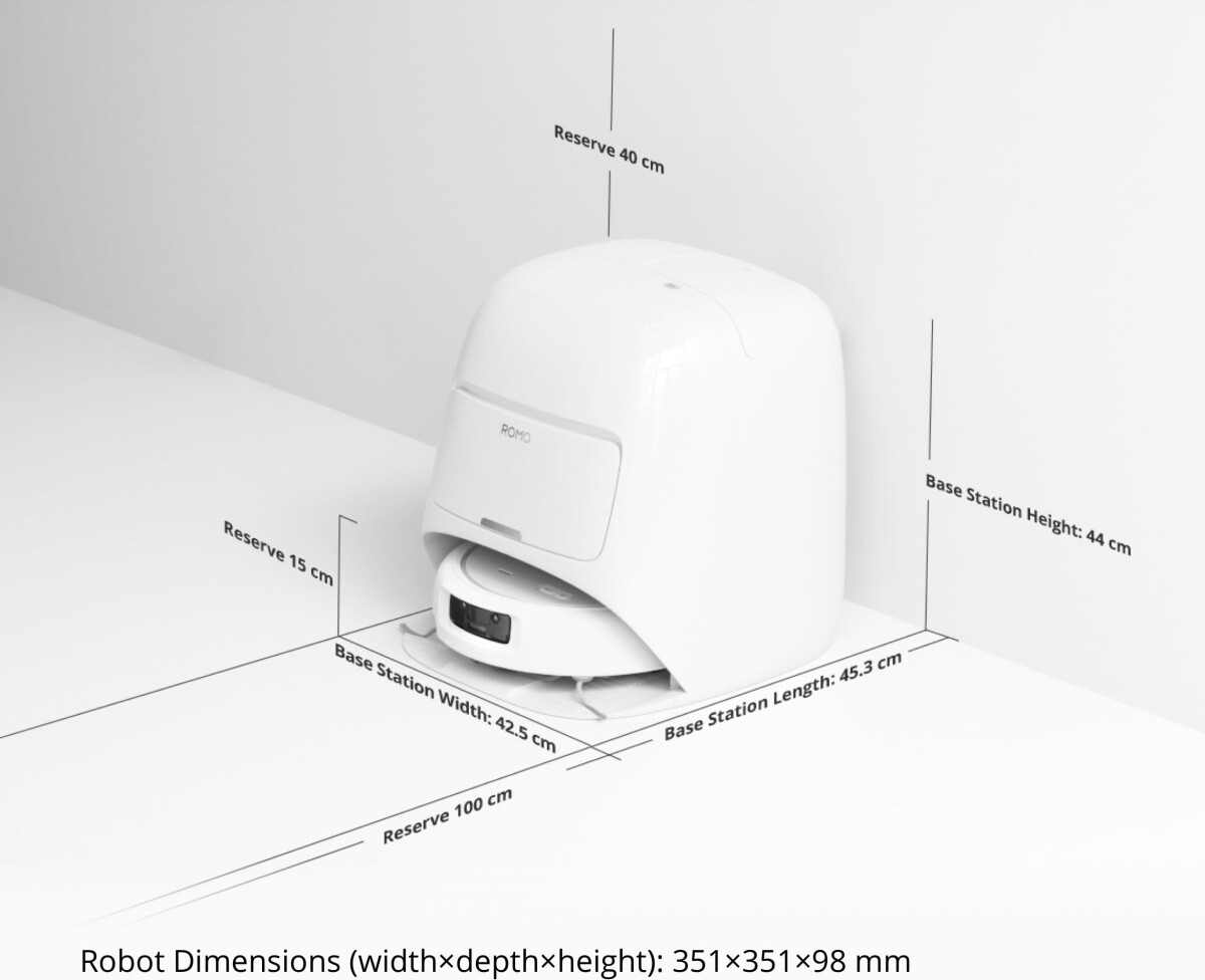 Dji Romo S - Intelligent Robotstøvsuger
