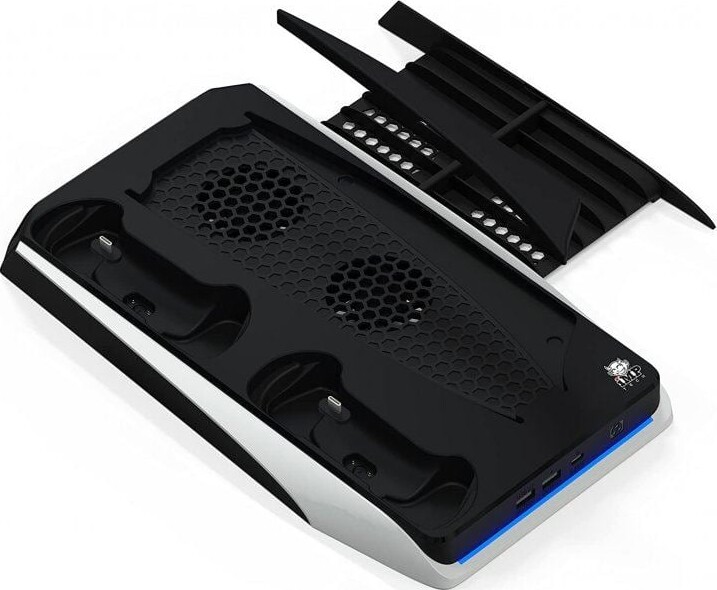 Dlx 2-I-1 Ps5 Dualsense Ladestation Og Køler
