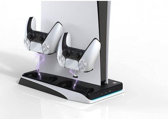 Dlx 2-I-1 Ps5 Dualsense Ladestation Og Køler