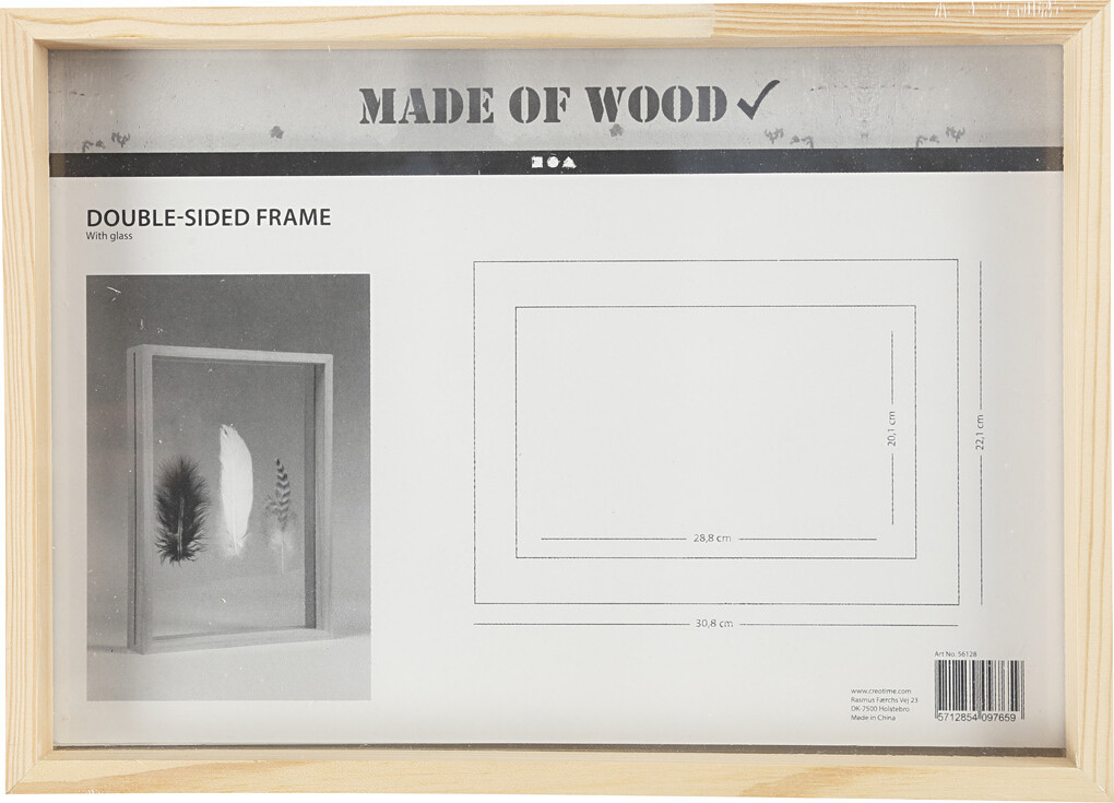 Dobbeltramme - D 4 5 Cm - Str 22 1X30 8 Cm - 1 Stk