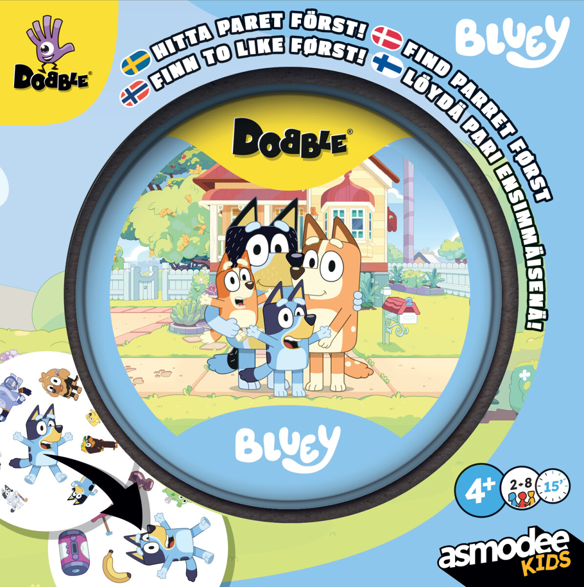 Dobble - Bluey Nordic Dobblu07Nor