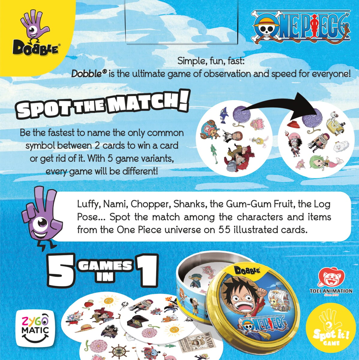 Dobble - One Pieces Eng Dobonp07En