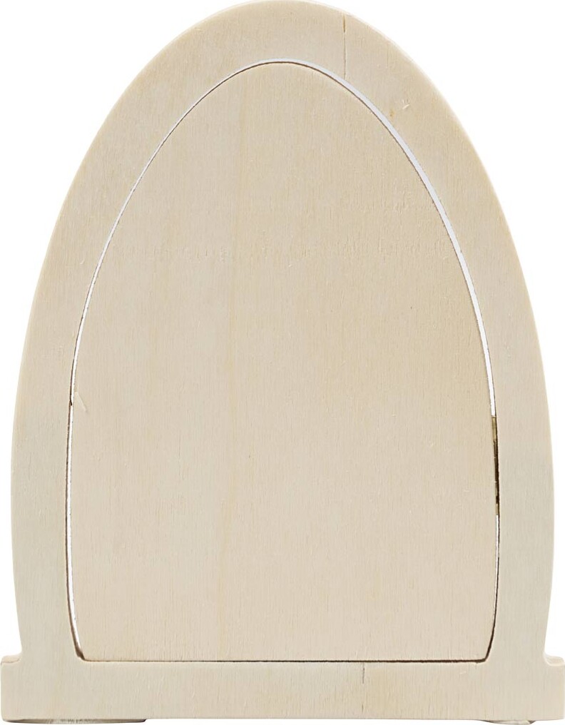 Dør Med Hængsler - H 13 Cm - B 10 Cm - 1 Stk