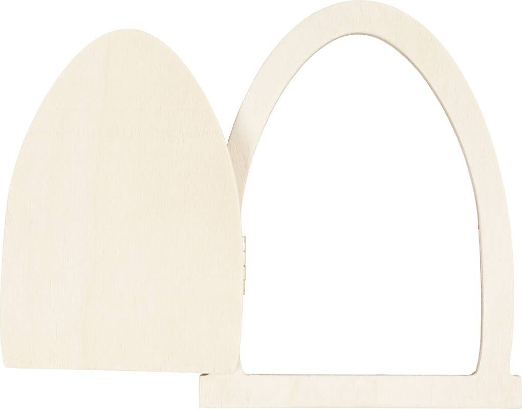 Dør Med Hængsler - H 13 Cm - B 10 Cm - 1 Stk