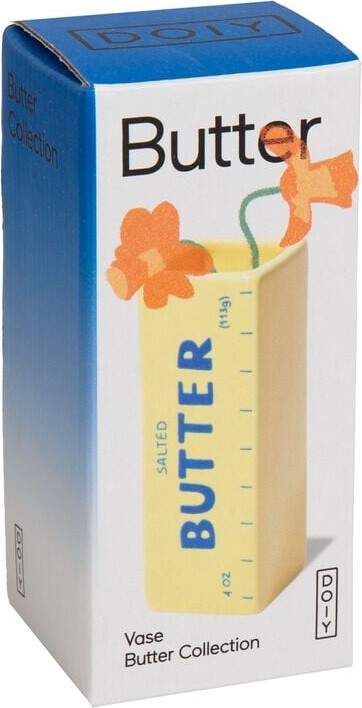 Doiy - Butter Vase - Light Yellow - Compact