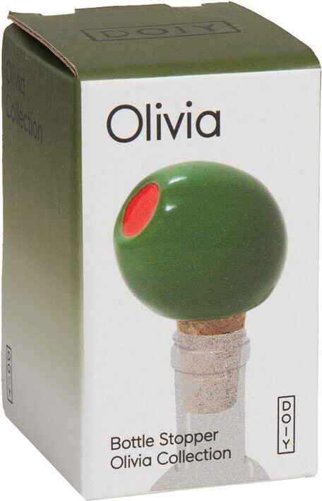 Doiy - Flaskeprop - Olivia - Green And Red