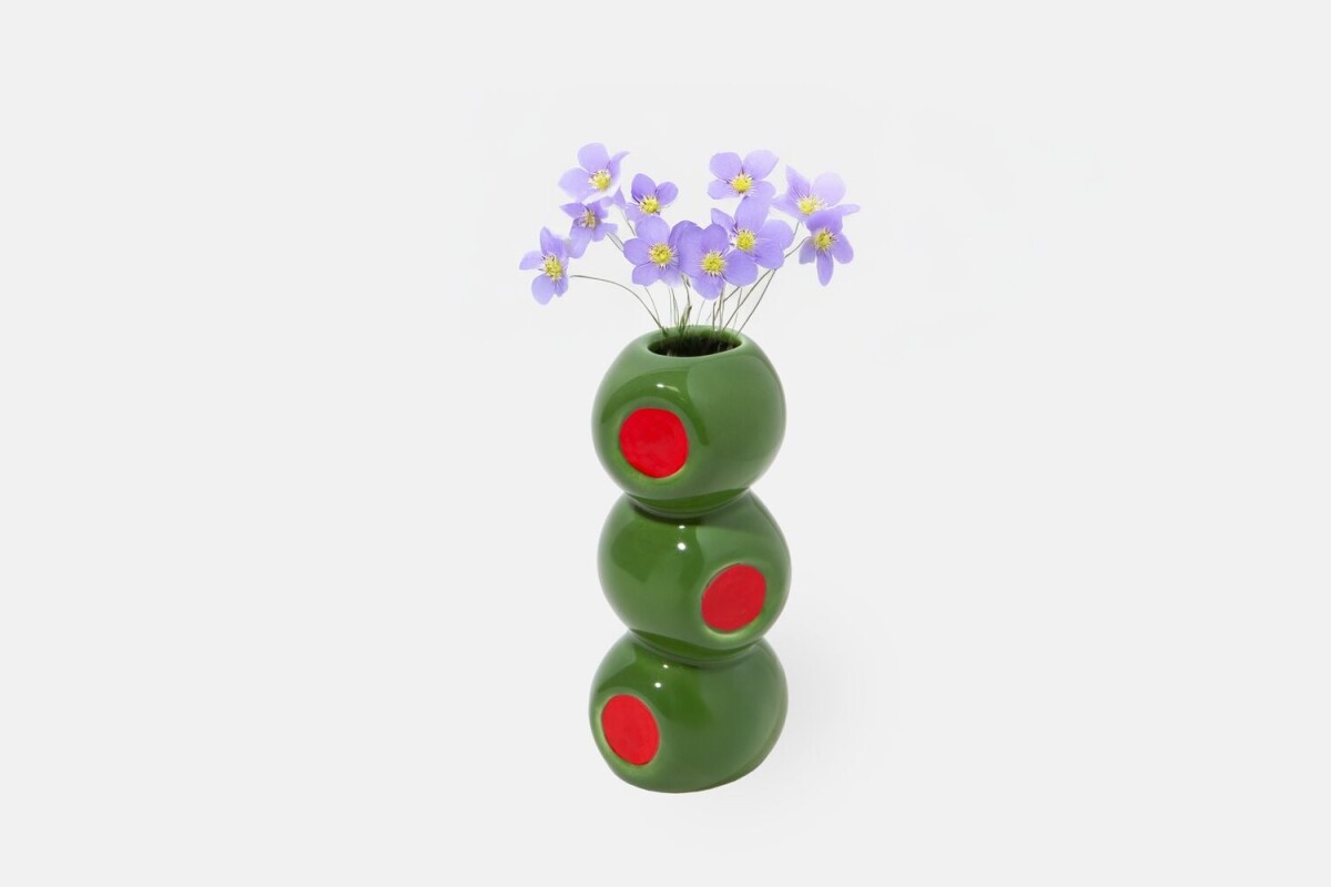 Doiy - Olivia Vase - Green And Red