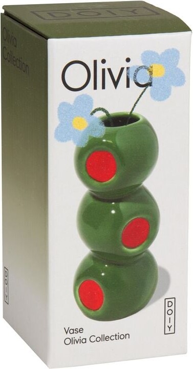 Doiy - Olivia Vase - Green And Red
