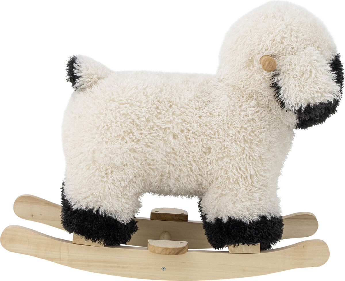 Bloomingville Mini - Dolly Gyngehest - Får - Hvid - Polyester
