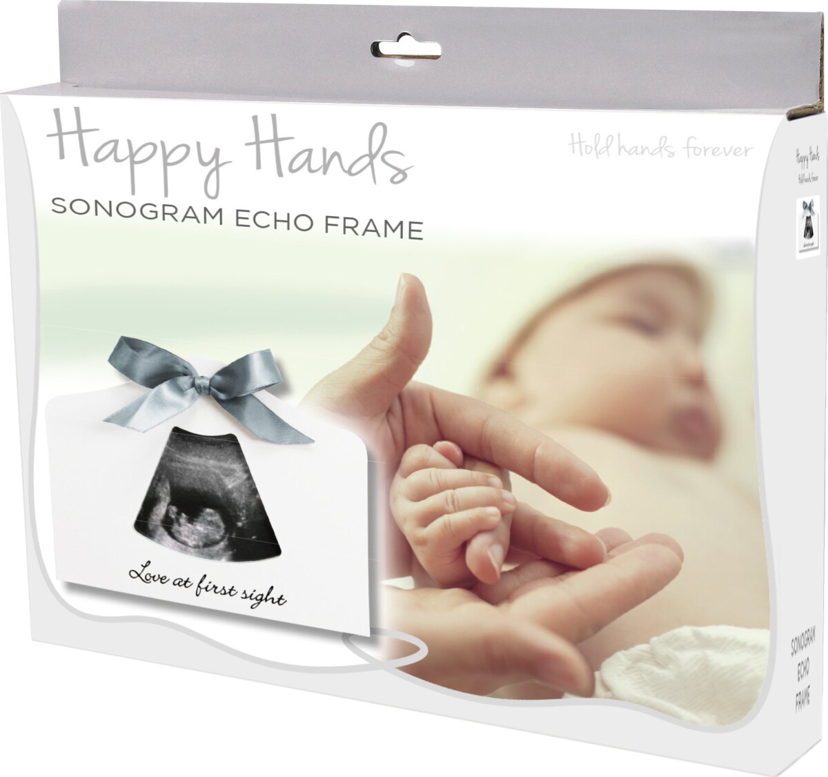 Dooky - Happy Hands Ultralydsbillede Ramme - White - 20 X 15 Cm