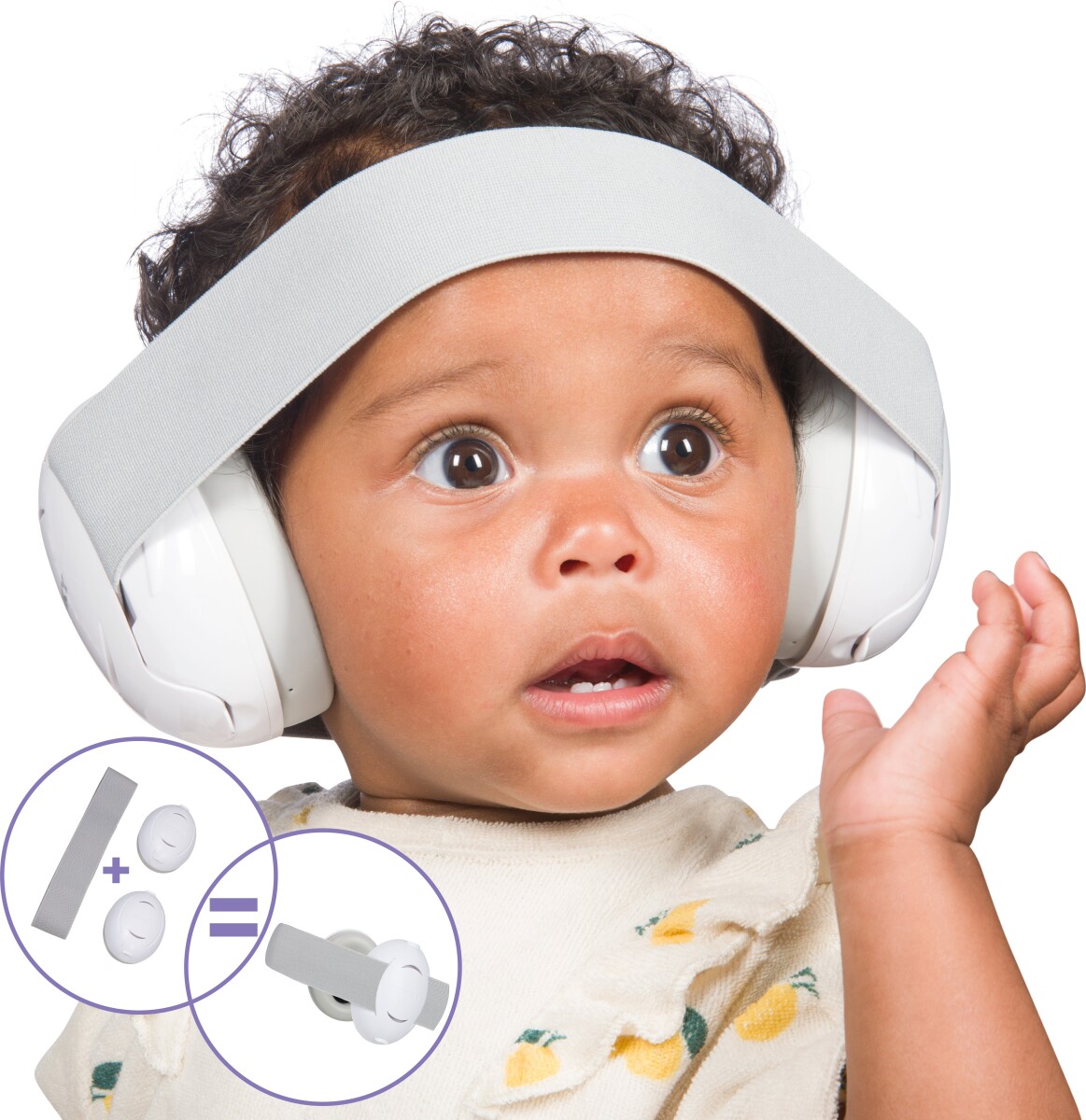 Dooky - Høreværn 2 I 1 - Baby Junior