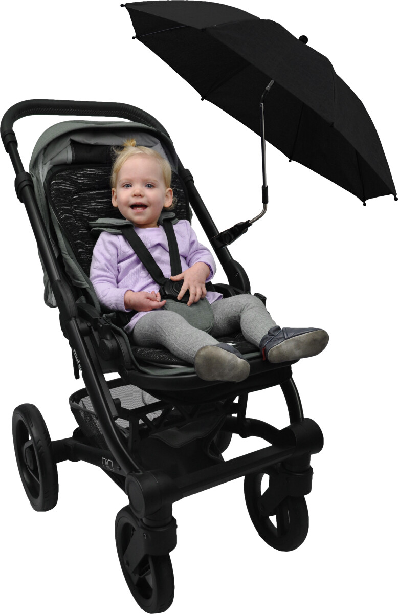 Dooky - Parasol Uv50 - Sort - 76 Cm Diameter