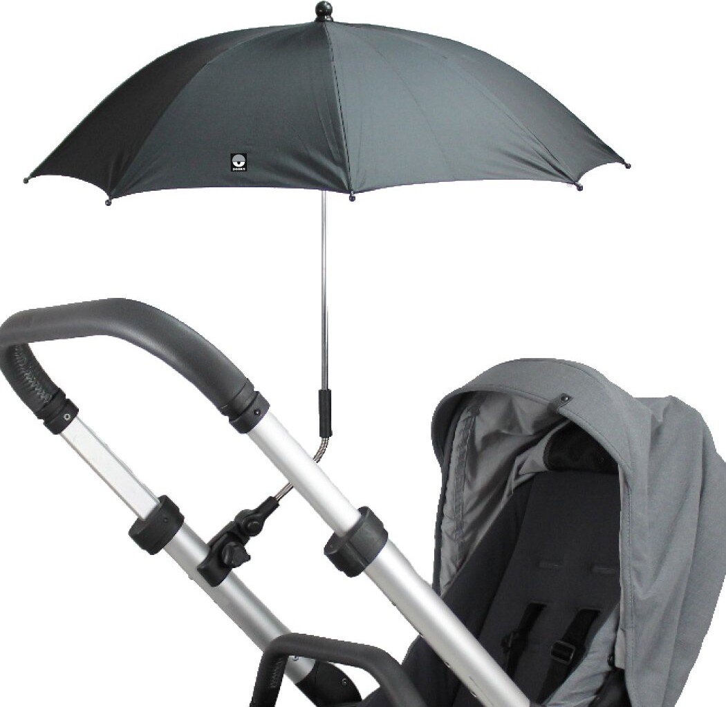 Dooky - Parasol Uv50 - Sort - 76 Cm Diameter