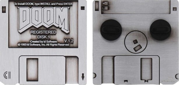 Doom - Floppy Disk - Limited Edition Pin Badge