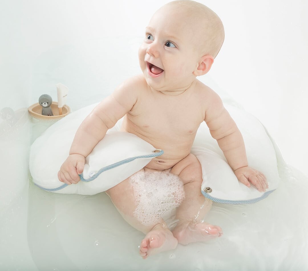 Doomoo - Badepude Til Baby - Comfy Bath - Grå