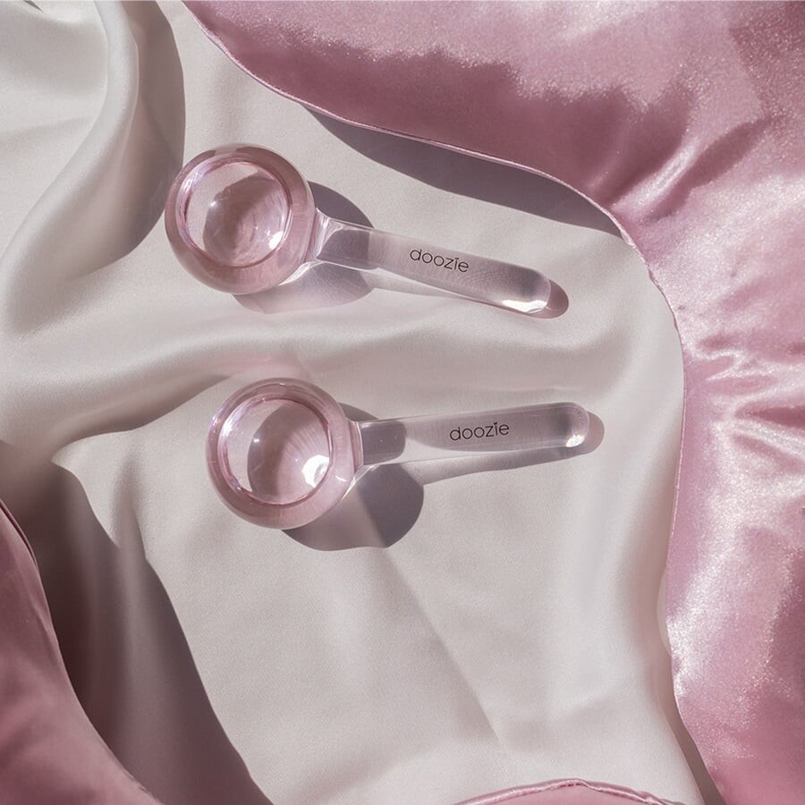 Doozie - Facial Ice Globes 2-Pak Lys Pink