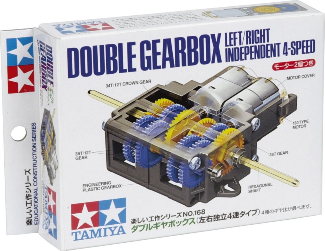 Tamiya 70168 - Double Gear Box Leftright Independent 4-Speed