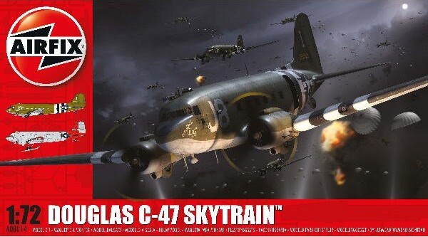 Airfix - Douglas C-47Ad Skytrain Modelfly Byggesæt - 1 72 - A08014