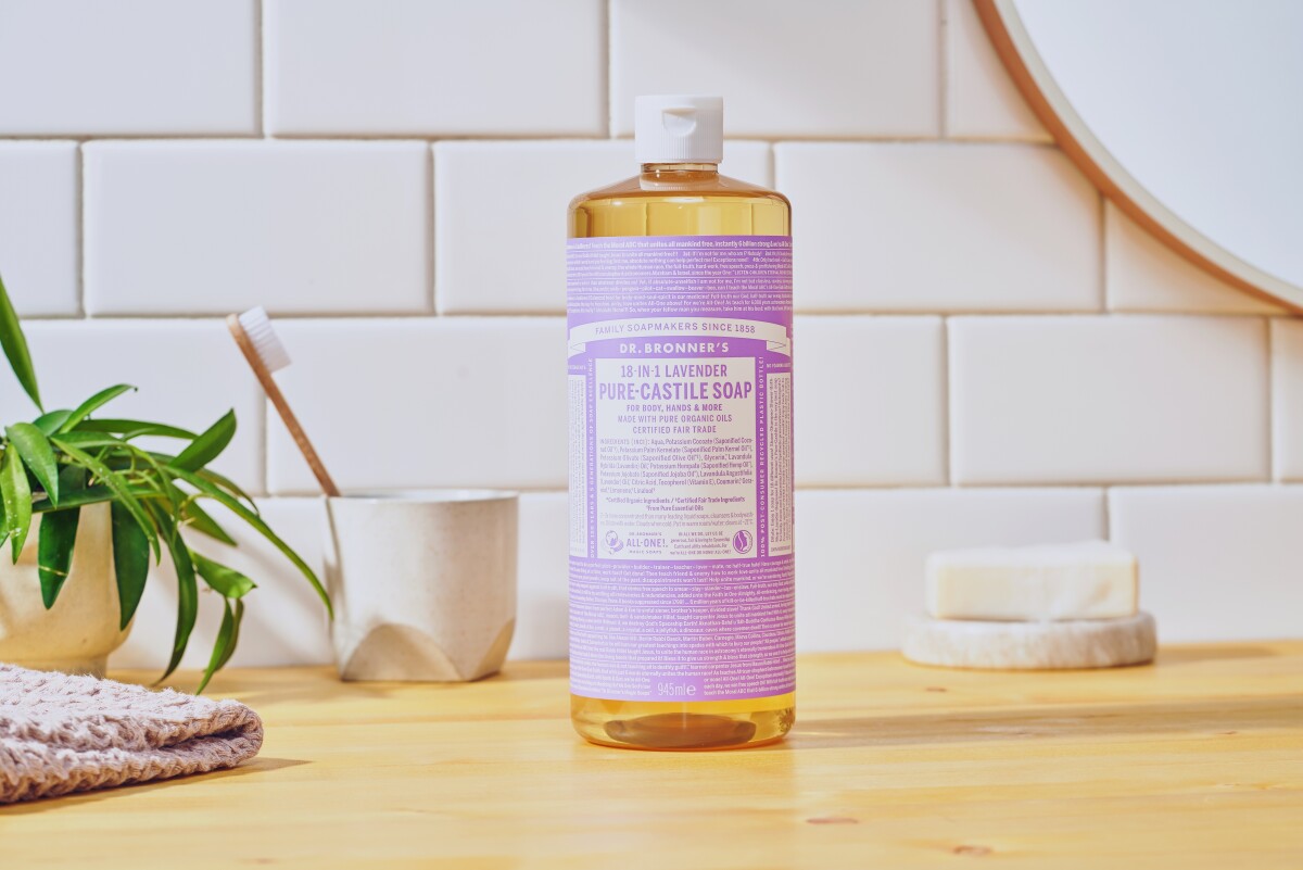 Dr. Bronner's Pure Castile Liquid Soap Lavender 945 Ml Se tilbud