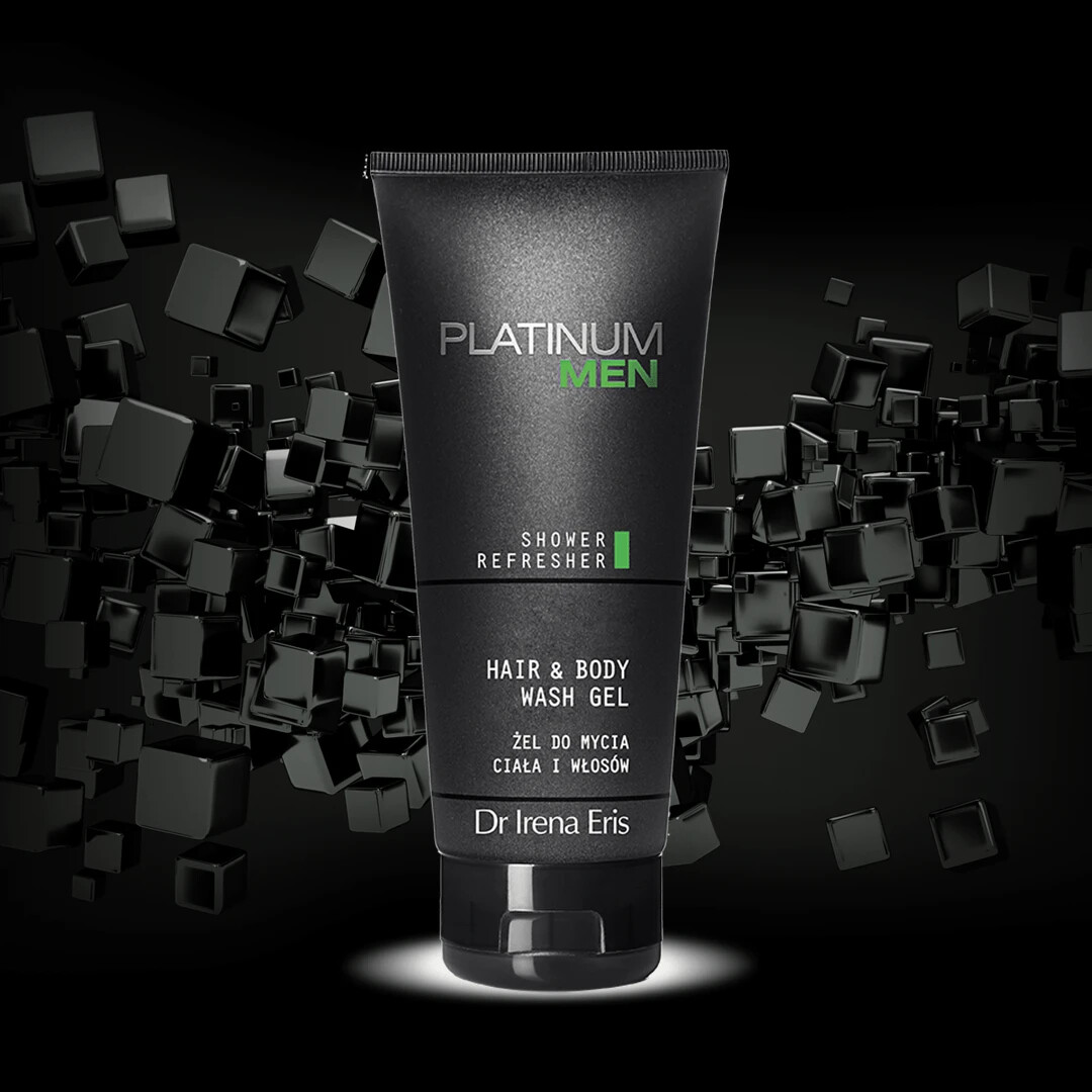 Dr Irena Eris - Platinum Men Shower Refreshner Hair And Body Wash Gel - 200