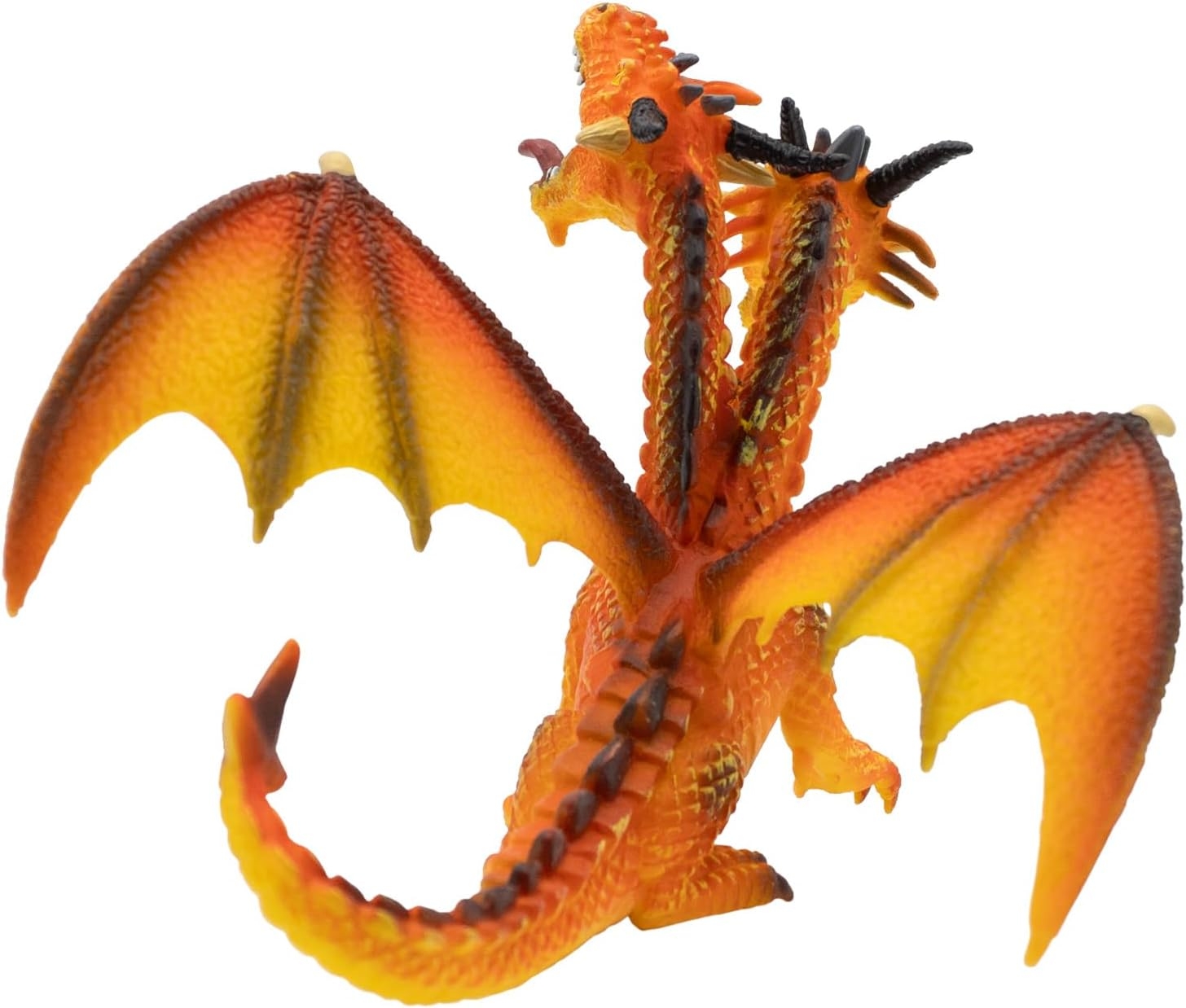 Drage Figur Med 2 Hoveder - Orange - 75598 - Bullyland