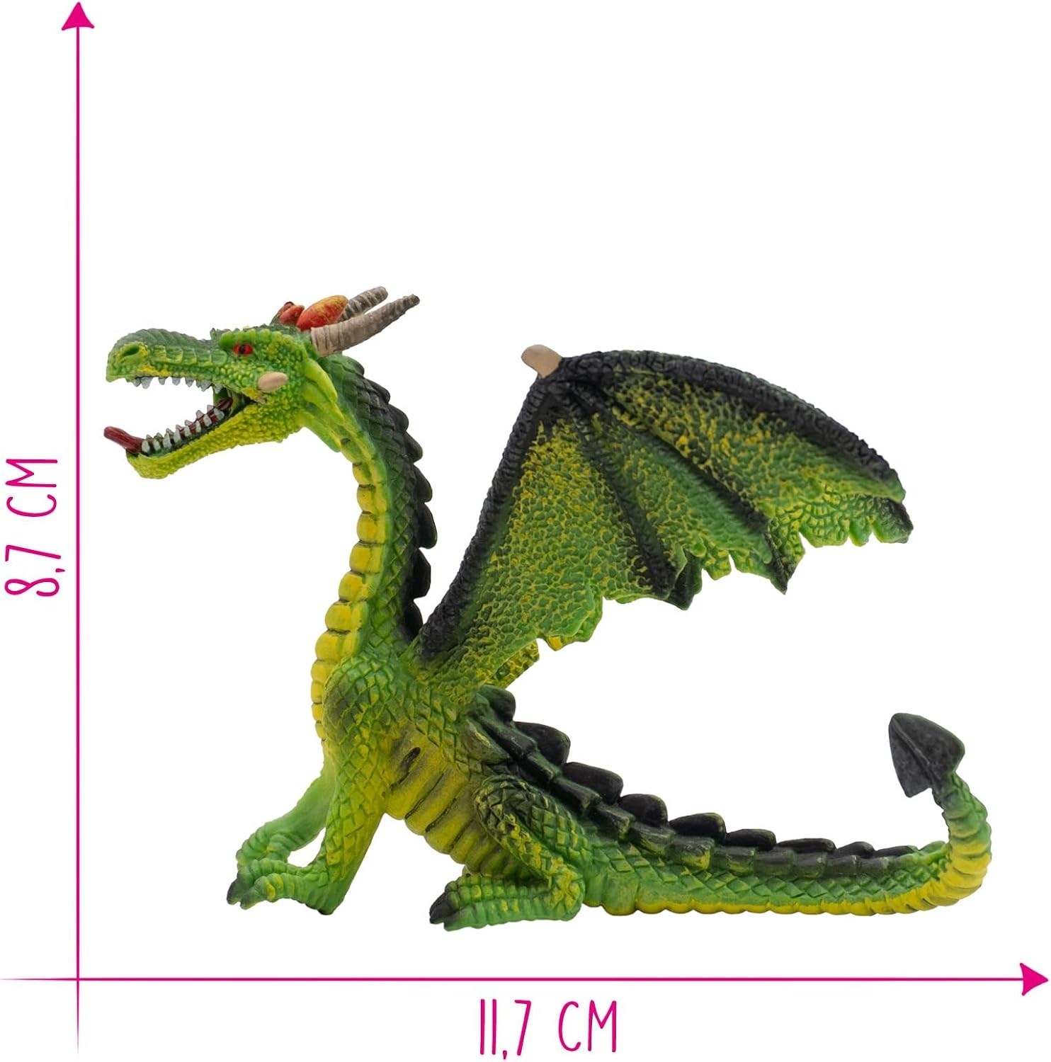 Drage Figur - Grøn - Siddende - 75593 - Bullyland