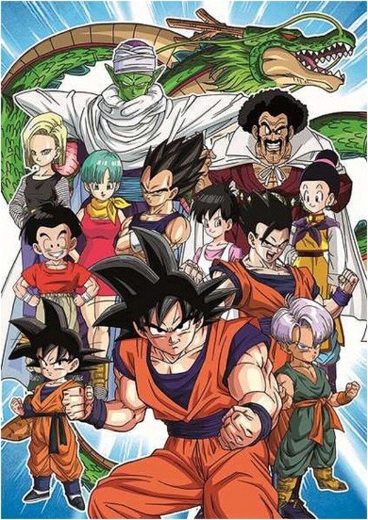 Dragon Ball Puslespil - 1000 Brikker - Educa