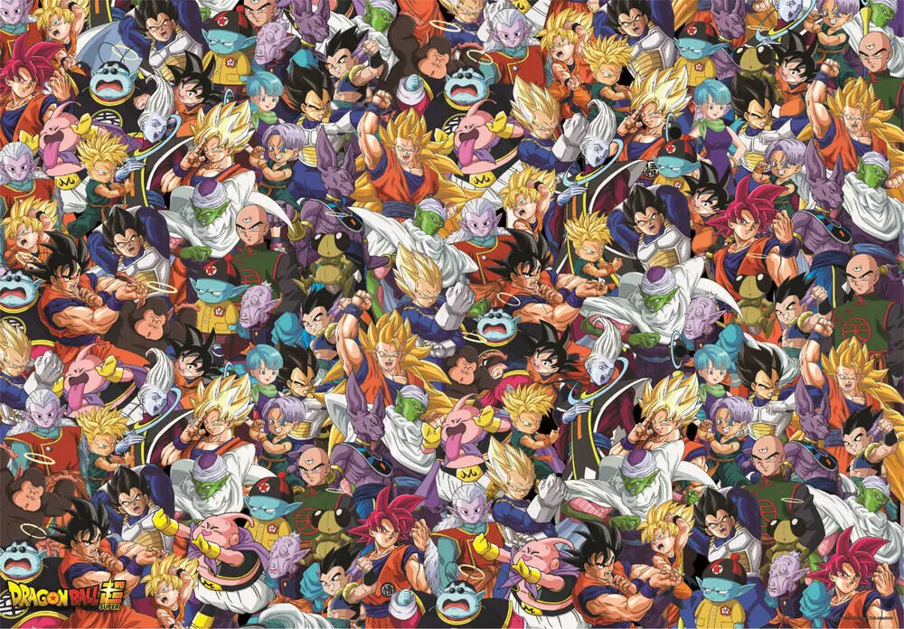 Clementoni Puslespil - Dragonball - Impossible - 1000 Brikker