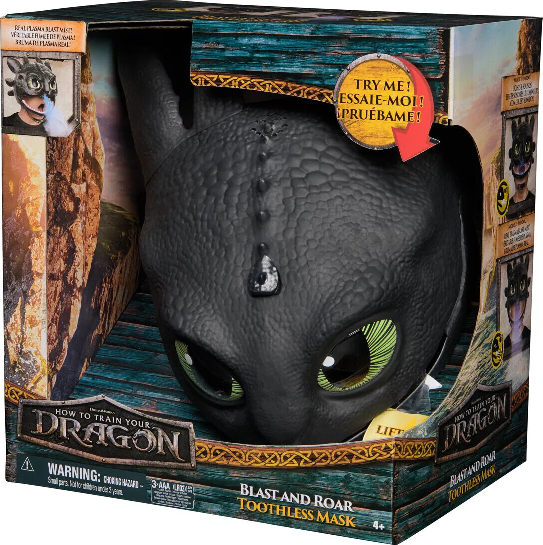Dragons Movie Bland And Roar Toothless Mask 6072832