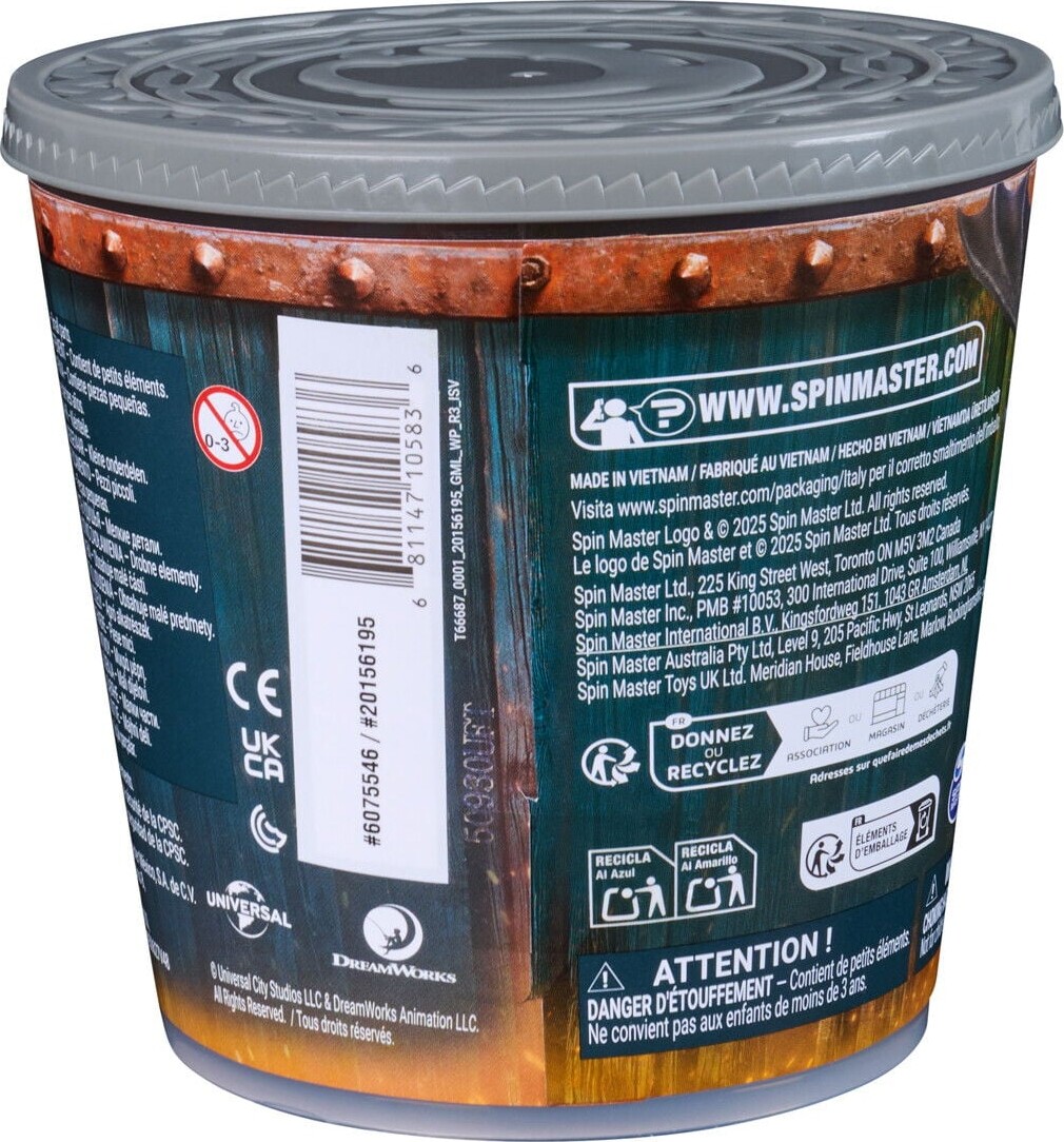 Dragons - Spand Med Små Dragefigurer 25 Stk