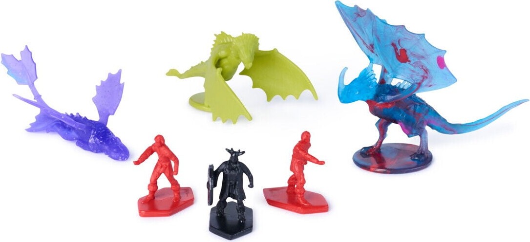 Dragons - Spand Med Små Dragefigurer 25 Stk