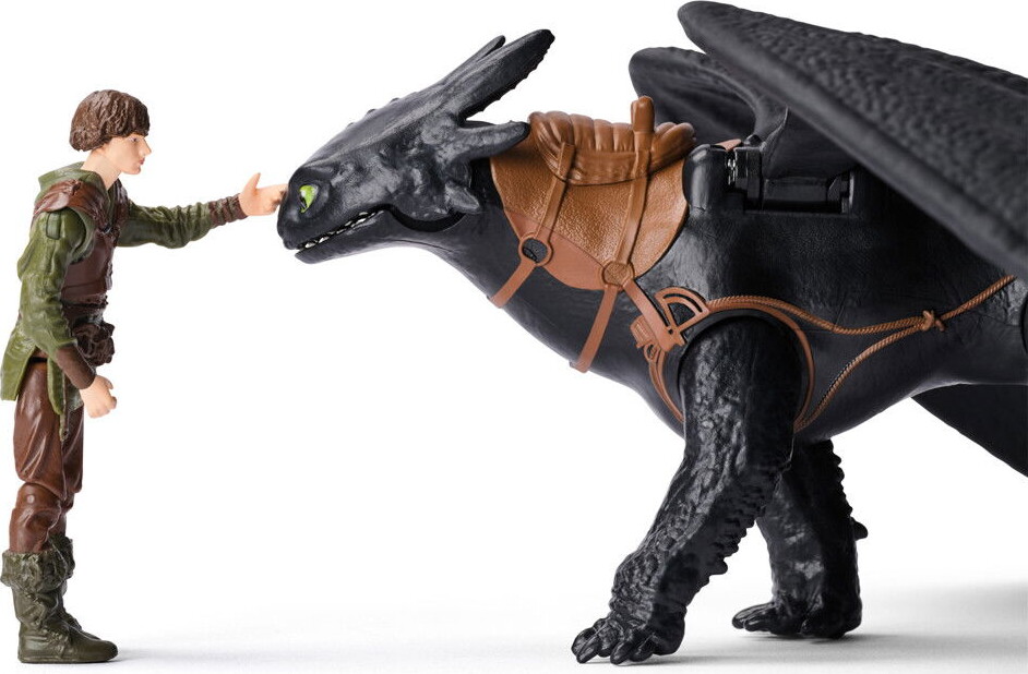 How To Train Your Dragon - Toothless Hiccup Drage Figur Sæt