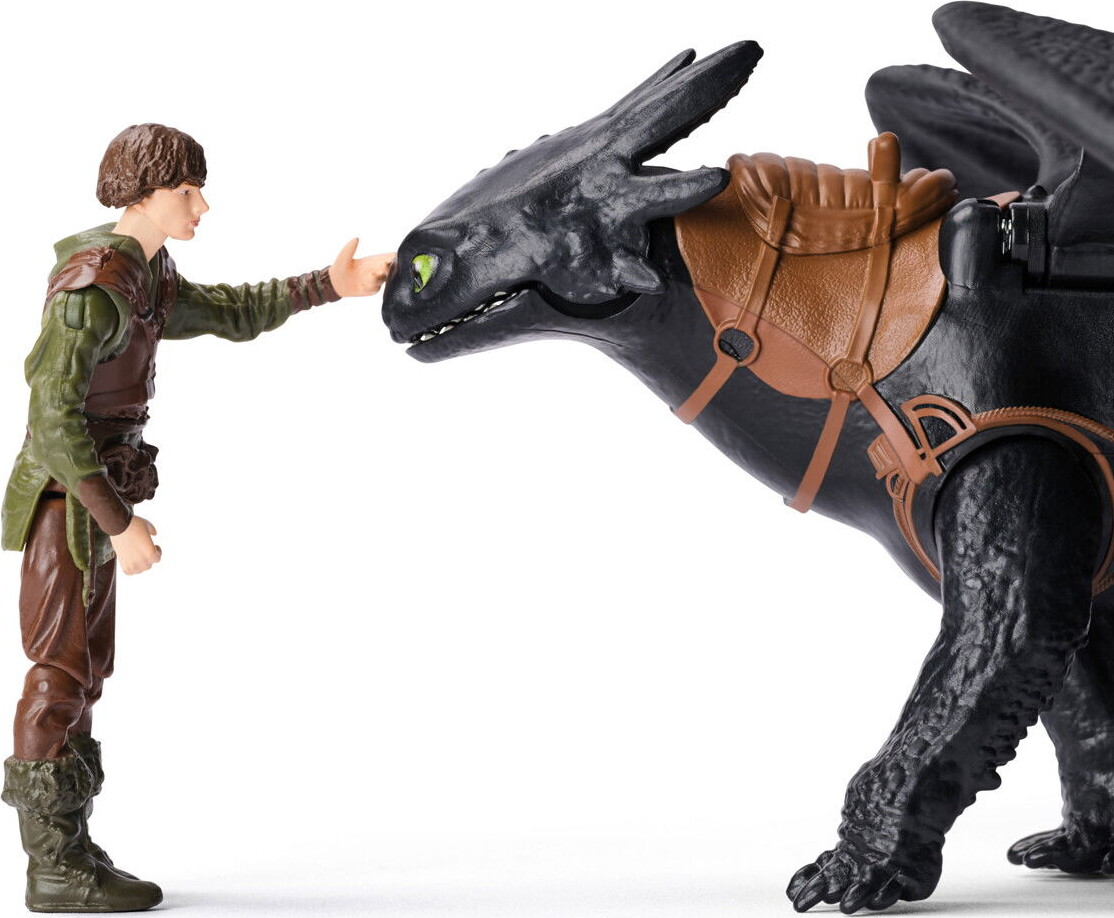 How To Train Your Dragon - Toothless Hiccup Drage Figur Sæt