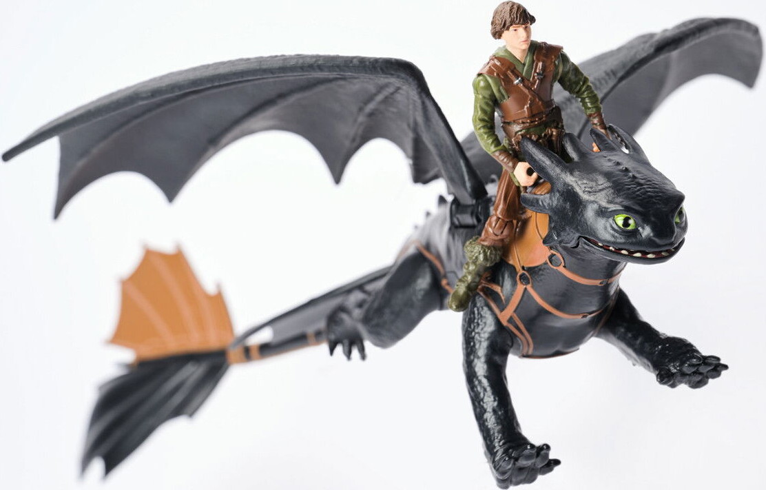 How To Train Your Dragon - Toothless Hiccup Drage Figur Sæt