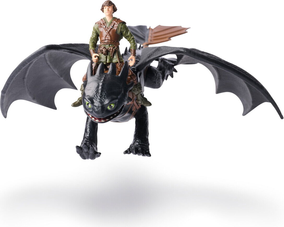 How To Train Your Dragon - Toothless Hiccup Drage Figur Sæt